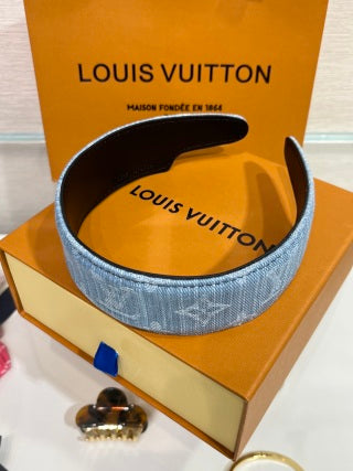 Louis Vuitton Monogram Denim Hairband