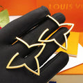 Louis Vuitton Star Blossom Outline Stud Earrings
