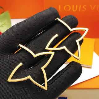 Louis Vuitton Star Blossom Outline Stud Earrings