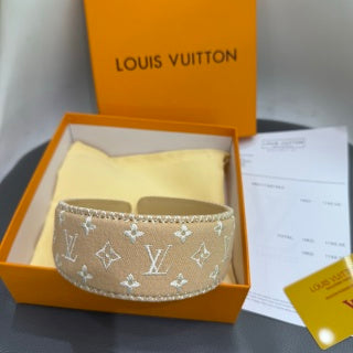 Louis Vuitton Monogram Crystal Embellished Hairband