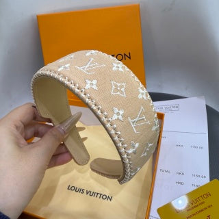 Louis Vuitton Monogram Crystal Embellished Hairband