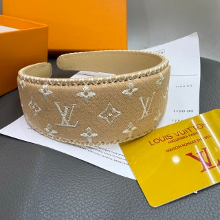 Louis Vuitton Monogram Crystal Embellished Hairband