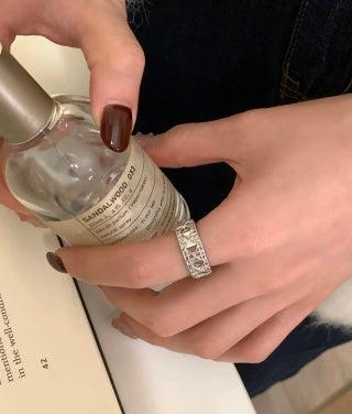 Dior Valentina Crystal Lace Band Ring