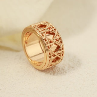 Dior Valentina Crystal Lace Band Ring