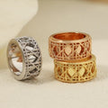 Dior Valentina Crystal Lace Band Ring