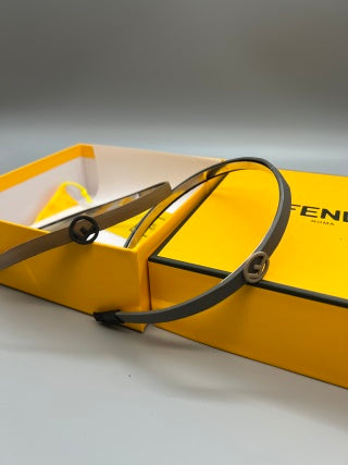 Fendi Noria FF Minimal Logo Headband