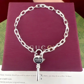 Gucci Key Charm Link Chain Bracelet