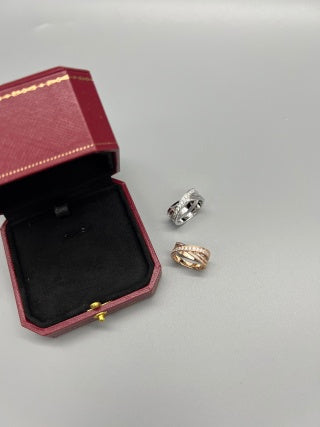 Cartier Virelia Pavé Diamond Twist Ring