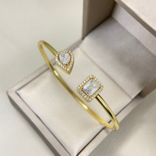 Messika Lucky Move Diamond Open Cuff Bracelet