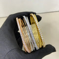 Cartier Diamond-Set Three-in-One Angled Bracelet