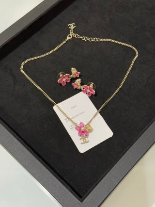 CHANEL Blossom Pearl CC Charm Pendant Necklace
