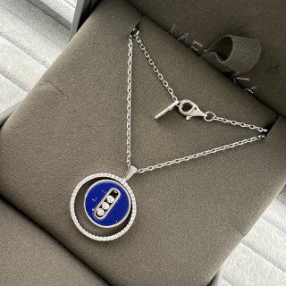 Messika Lucky Move Color Medallion Long Necklace