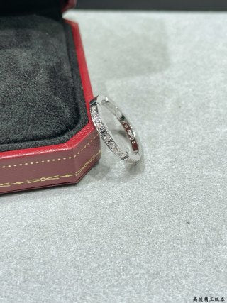 Cartier Panthère de Cartier ring, seven-row design, partially set with diamonds.