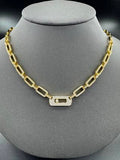 Messika Move Link Pavé Diamond Chain Necklace