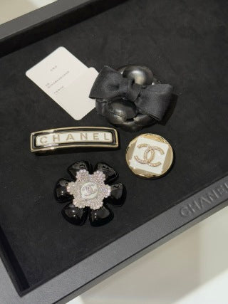 Chanel Logo Barrette Hair Clip – Elegant Luxury Fashion Accessory