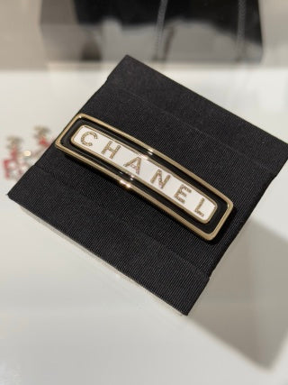 Chanel Logo Barrette Hair Clip – Elegant Luxury Fashion Accessory