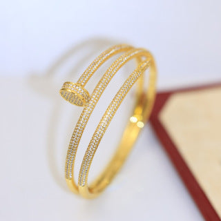 Cartier Juste un Clou – New Double-Row Diamond-Set Bracelet