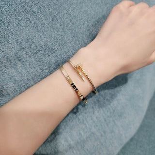 Cartier Juste un Clou bracelet with diamonds on the head and tail