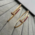 Cartier Juste un Clou bracelet with pink diamonds at the head and tip