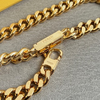 Fendi Varello FF Bold Link Necklace