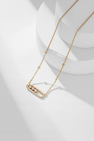 Messika Move Slim Bar Diamond Necklace
