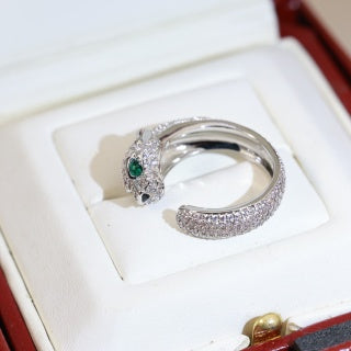 Cartier Sylvara Panther Curve Diamond Ring