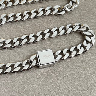 Fendi Varello FF Chain Link Necklace
