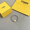 Fendi Arco FF Chain Link Bracelet