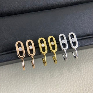 Messika Move Link Mini Diamond Stud Earrings