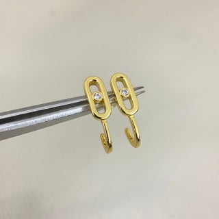 Messika Move Link Mini Diamond Stud Earrings