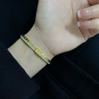 Cartier Lysandre Pavé Edge Bangle Bracelet