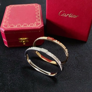 Cartier Lysandre Pavé Edge Bangle Bracelet