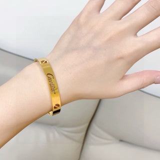 Cartier Vellum Signature Open Cuff Bracelet