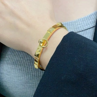 Cartier narrow-width studded bracelet