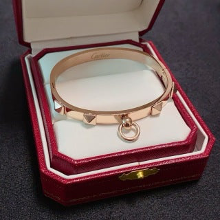 Cartier narrow-width studded bracelet