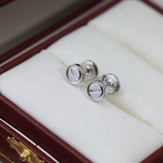Cartier screw-motif stud earrings