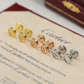 Cartier screw-motif stud earrings