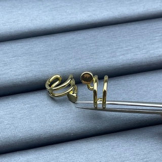 Cartier Love Cercle Duo Mini Hoop Stud Earrings