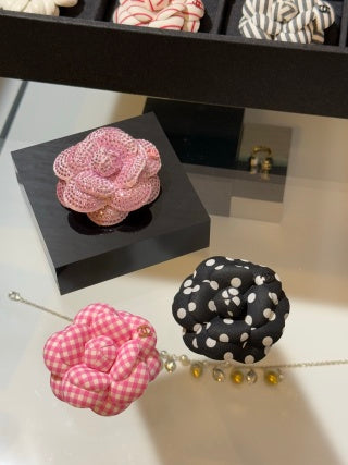 Chanel Camellia Pattern Flower Brooch – Elegant Luxury Fashion Accessory