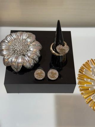 Chanel Crystal CC Logo Stud Earrings – Elegant Luxury Fashion Jewelry