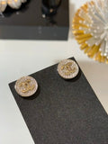 Chanel Crystal CC Logo Stud Earrings – Elegant Luxury Fashion Jewelry