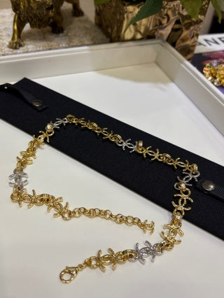 Chanel Vintage Blossom Link Necklace