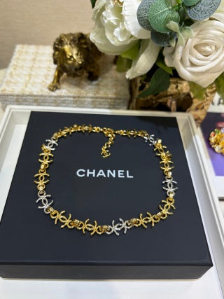 Chanel Vintage Blossom Link Necklace