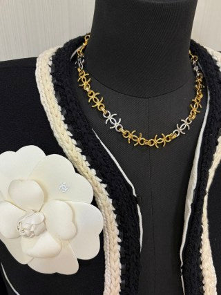 Chanel Vintage Blossom Link Necklace