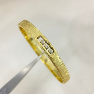 Messika Move Diamond Slim Bangle Bracelet