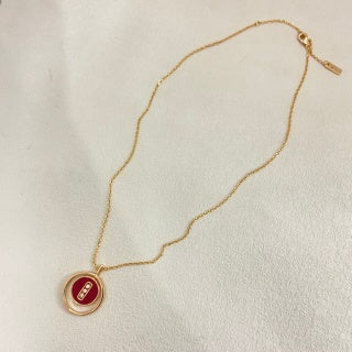 Messika Lucky Move Color Diamond Medallion Necklace