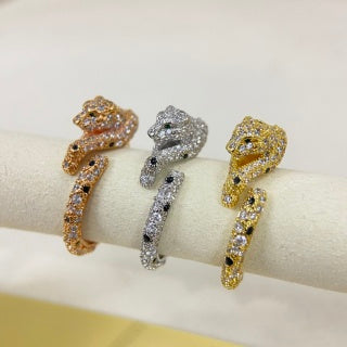 Cartier Panthère Éclat Sculptural Open Ring