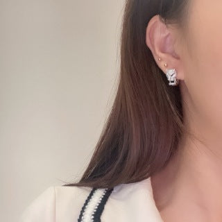 Cartier Panthère Émeraude Majesté Stud Earrings
