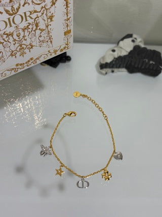 Dior Celestial Charm Mixed Metal Bracelet