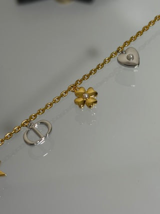 Dior Celestial Charm Mixed Metal Bracelet
